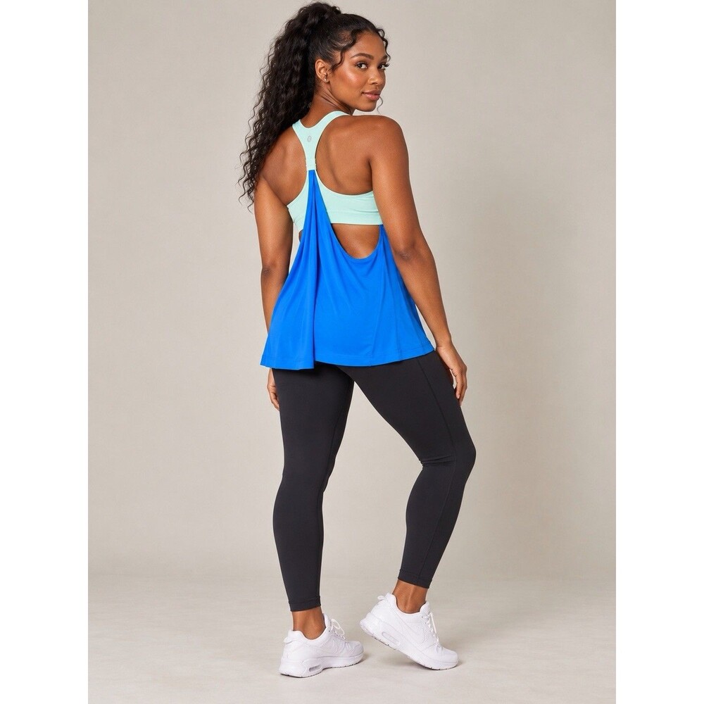 Lululemon Women’s Est Size 4 XS Blue Mint Built In Bra Racerback Tank